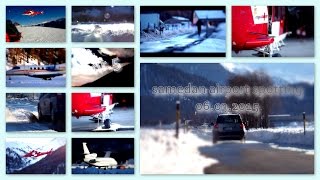 preview picture of video 'Samedan Airport Spotting (rega) 06.03.2015 nr.5'