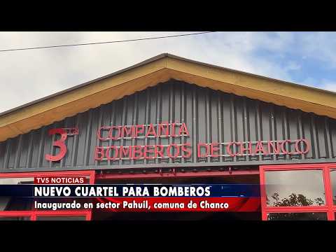 NUEVO CUARTEL DE BOMBEROS PARA CHANCO