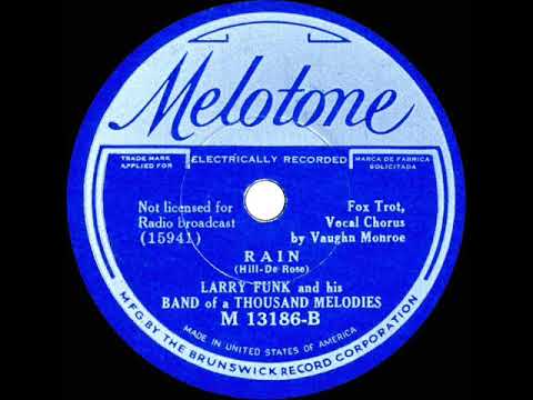 1934 Larry Funk band with Vaughn Monroe vocal - Rain