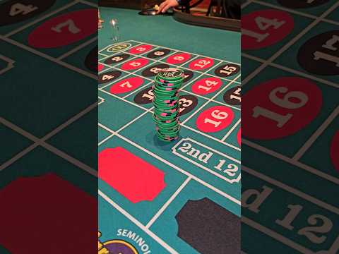 I Put All My Money on 2nd 12! #Roulette #gamble #casino