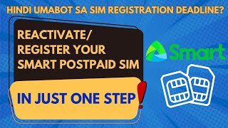 PAANO MAG-REACTIVATE O MAG-REGISTER NG SMART POSTPAID SIM? | HOW TO REACTIVATE SMART POSTPAID SIM
