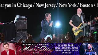 Thomas Anders &amp; Modern Talking Band USA 2022 Tour featuring Sandra