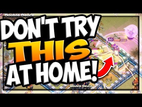 DON'T Try This At Home... Clash of Clans HARDEST Attack for Three Stars?