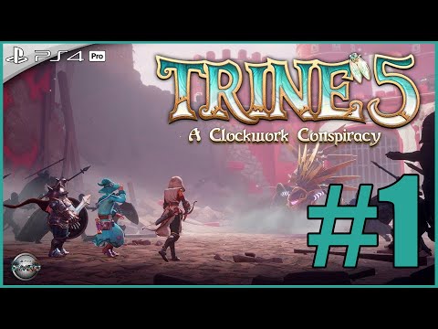 Trine 5 A Clockwork Conspiracy PS4 Pro Gameplay Walkthrough Part 1 FULL GAME (No Commentary)