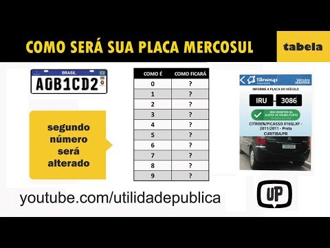 Vídeo: Tabela Mercosul: perguntas e respostas sobre placa e padrão