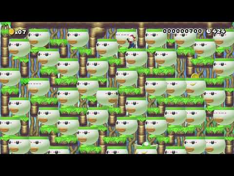 クラウン大迷宮10 by サブ　りょんりょん - Super Mario Maker - No Commentary 1bn
