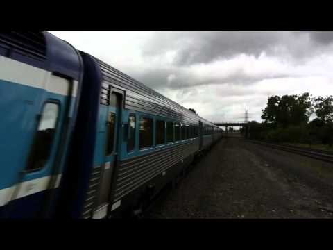 Northbound XPT at Tarro
