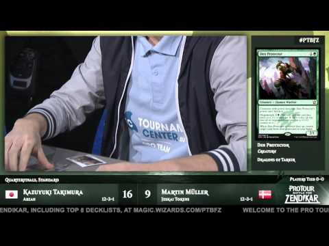 Pro Tour Battle for Zendikar Quarterfinal (Standard): Martin Muller vs. Kazuyuki Takimura
