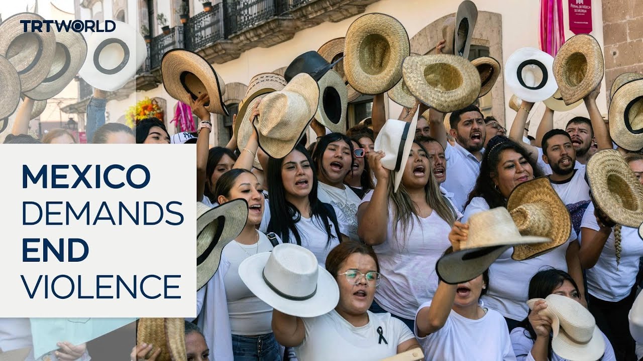 Demonstrators call for action after Mexican mayor’s assassination