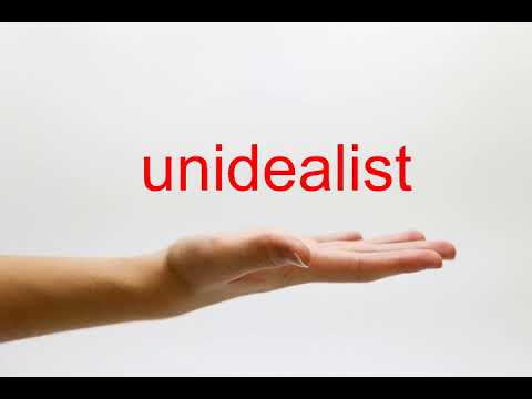 How to Pronounce unidealist - American English