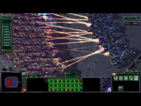 90 Colossus vs 50 Thors [Starcraft 2]