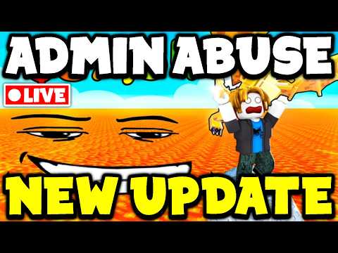 🔴LIVE - ADMIN ABUSE and NEW UPDATE in Survive LAVA for Brainrots!! Roblox (JOIN FAST)