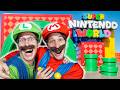 Mario Luigi Visit Super Nintendo World In Real Life