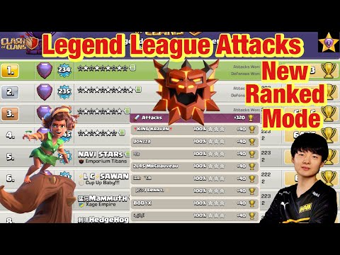 Legend League Attacks October Season Day4 RR With Army Link