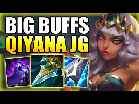 HOW TO PLAY QIYANA JUNGLE AFTER HER PATCH 11.18 BUFFS! - Best Build/Runes Guide - League of Legends