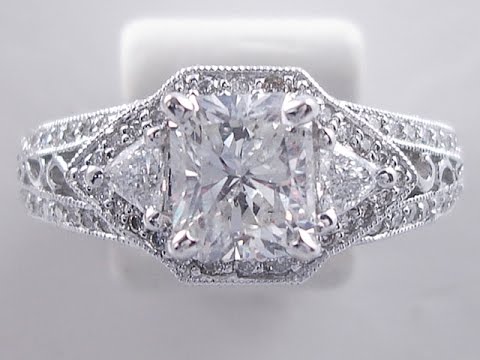 2.23 ctw Radiant Cut Diamond Engagement Ring - BigDiamondsUSA