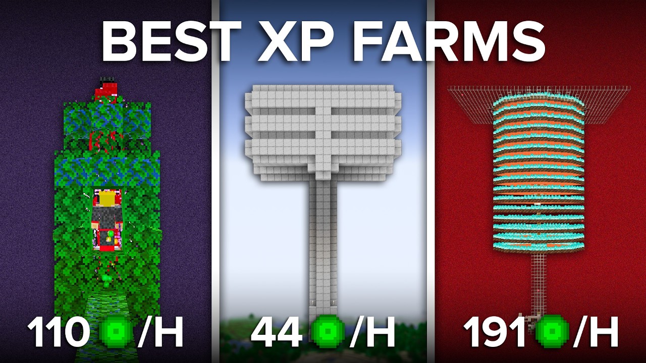 5 BEST XP Farms WORTH Building in Minecraft 1.21+ - Minecraft Builders