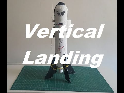 Landing a Rocket Vertically without being a Billionaire - Take 2 - Vertical Landing TEST