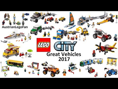 All Lego City Great Vehicles 2017 - Lego Speed Build Review