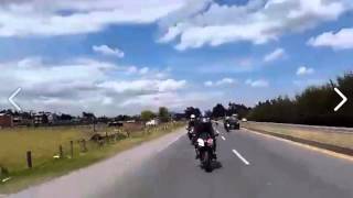preview picture of video 'Rodada bendicion motos y pilotos a Chiquinquira 15 03 2015 Club BlackWolf Bogota'