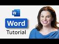 Microsoft Word Tutorial For Beginners