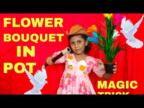 FLOWER IN POT (Magic) by Saanvi #comedy #dance #reels #food #music #trending #video #art #shorts