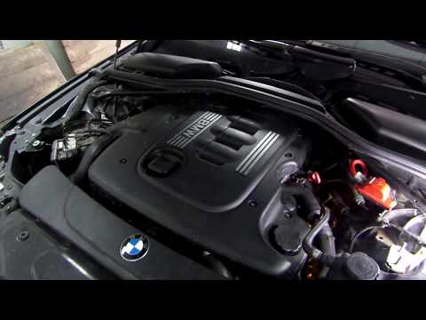 Замена клапанной крышки BMW e61-e60  двсM47