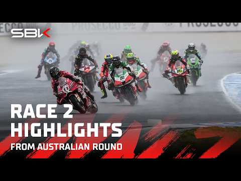HIGHLIGHTS from a magnificent wet Race 2 'Down Under' 🔝🌧️ | 2026 #AustralianWorldSBK 🇦🇺