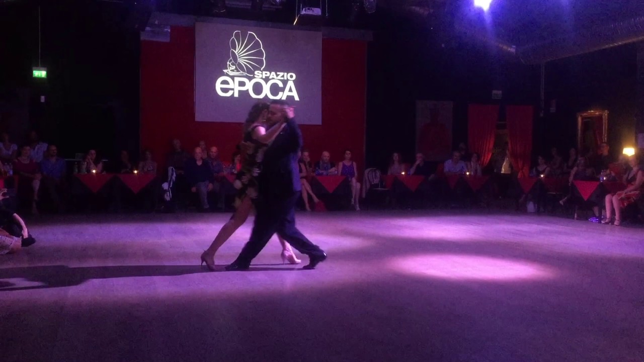 Claudia Cavagnini y John Zabala Tango 1/4 Seamos Amigos (Milonga Pensalo Bien -  Milano)