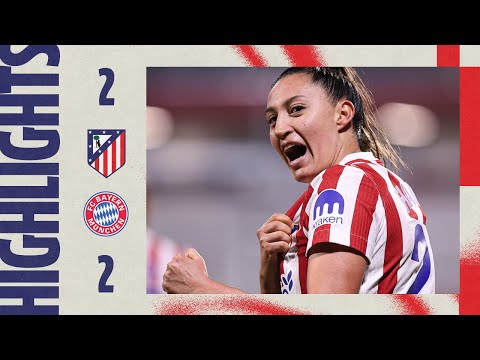 Atlético de Madrid Femenino 2-2 FC Bayern | ⚽ Bøe Risa & Fiamma | HIGHLIGHTS, UWCL, MD5