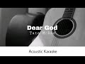Tate McRae Dear God Acoustic Karaoke