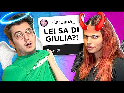 HE FOUND OUT ABOUT GIULIA!! - UNCOMFORTABLE questions with my GIRLFRIEND