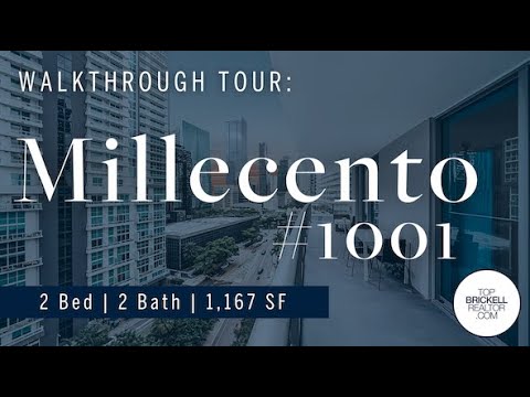 Walkthrough Tour: Millecento #1001 | Brickell, Miami Real Estate