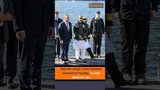 Defence Minister Rajnath Singh visits German submarine facility