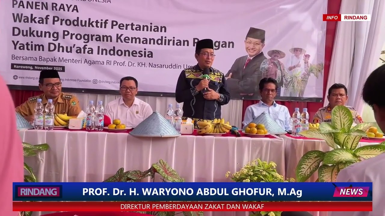 Panen Raya Bersama Menteri Agama RI