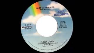 Elton John Suit Of Wolves 7" single
