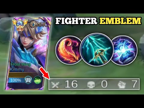 MOONTON THANK YOU FOR THIS NEW BUFFED EMBLEM! (100% broken!💀) KIMMY BEST BUILD -MLBB