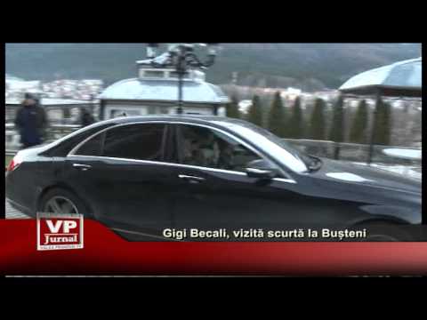 Gigi Becali, vizita scurta la Busteni
