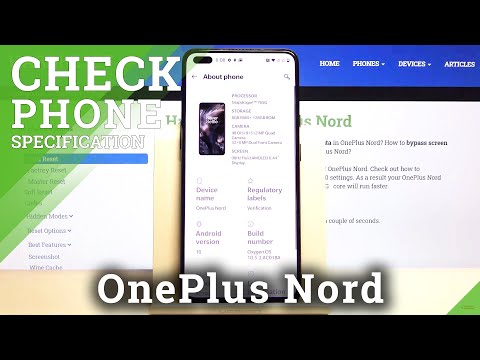 How to Check Device Specifications in OnePlus Nord – Phone Information’s