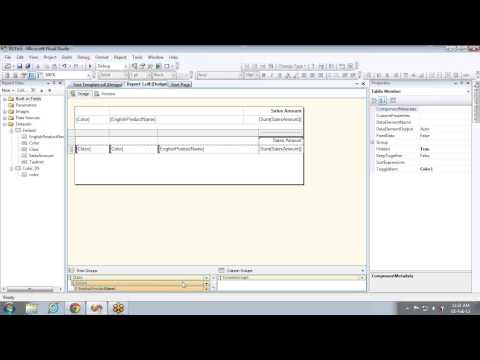 Drilldown in SSRS Matrix Reports