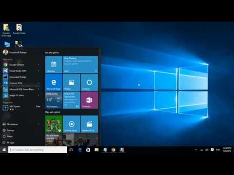 &#x202a;Fix Start Menu Not Working in Windows 10 || حل مشكلة قائمة في ويندوز&#x202c;&rlm;