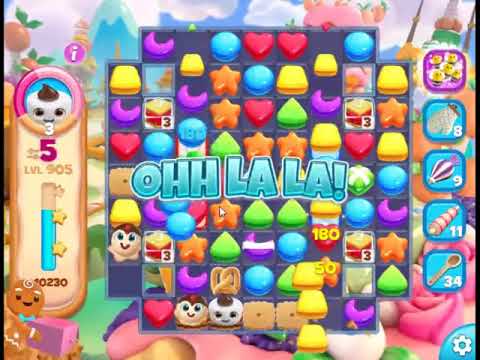 Cookie Jam Blast Level 905 - NO BOOSTERS 🍪 | SKILLGAMING ✔️