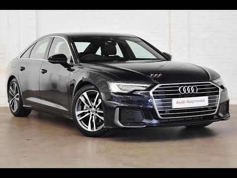 RV68UDM AUDI A6 BLUE SALOON 40 TDI S-LINE