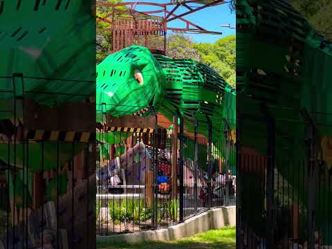 Realmente es enorme el t rex del parque Ameghino en #parquepatricios #shorts #buenosaires #argentina