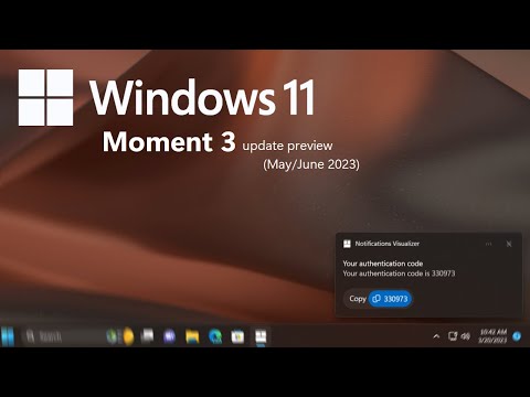 Windows 11: Moment 3 (May/June 2023) update - preview of some features