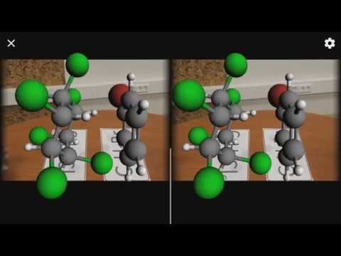 AR VR Molecules Editor Free Video