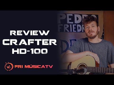 Обзор электроакустической гитары Crafter HD-100CE/OP.N