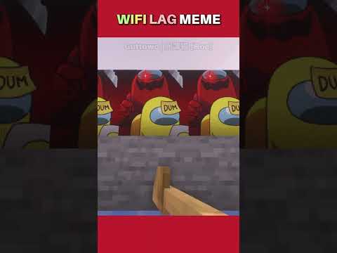 Among Us Wifi Lag (Brain Power) 📶 (Minecraft Animation)