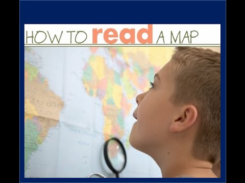 Maps and Cardinal Directions -Reading Maps for kids