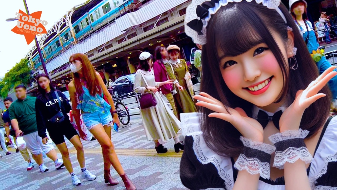Let's go sightseeing in Ueno, Tokyo 🐶💖 4K Nonstop 1 Hour